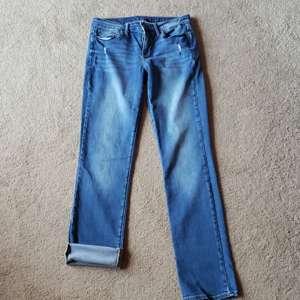 Straight leg jeans